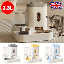 Pet Automatic Pet Feeder 3.3L Dog Cat Feeder Auto Food Dispenser Food Water-Bowl
