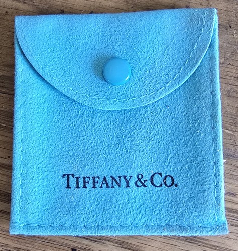 Tiffany teal jewelry bag - teal,