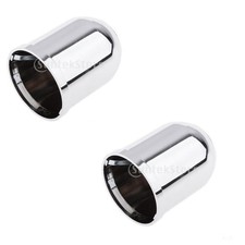 2x 50mm Chrome Tow Bar Ball