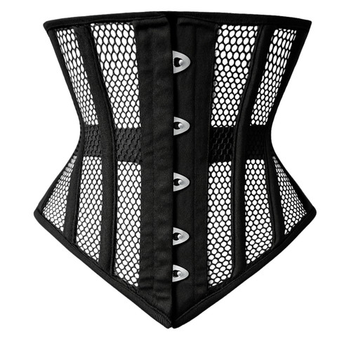 Mesh underbust corset - mesh,