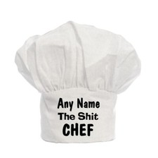 PERSONALISED Chefs Chef's Hat