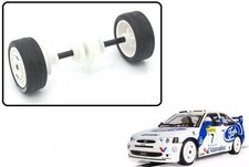 Scalextric C4513/02 Rear Wheels Tyres Axle For 98 Ford Escort RS Cosworth WRC