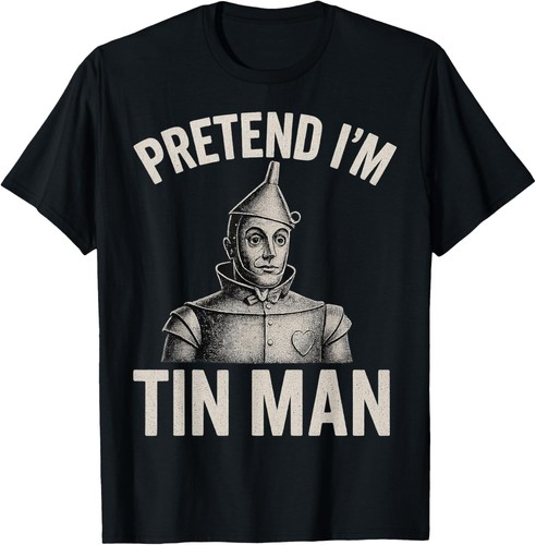 Pretend tin man costume - tin,