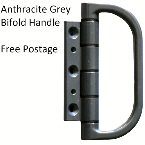 Grey aluminium bifold - grey,