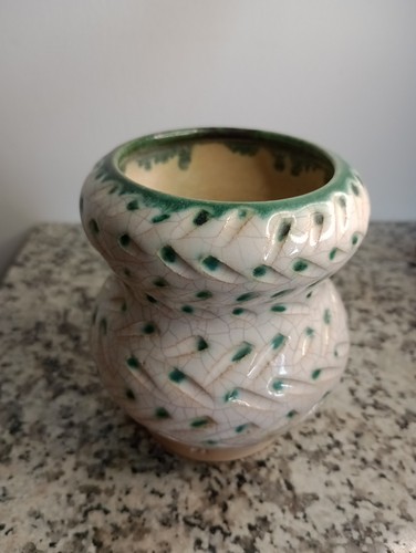 Small studio pottery vase - studio,