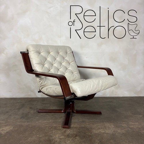 Scandinavian swivel leather - scandinavian,