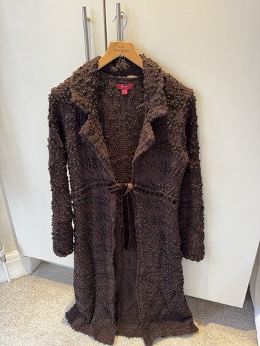 Monsoon long brown textured - long,