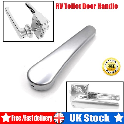 Silver toilet door handle - toilet, for