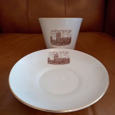 WH GOSS CRESTED CHINA CUP AND