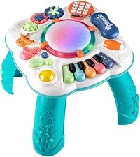 Cemirk Baby Activity Table, Baby Musical Toys 6-12 Months, Activity Center for 