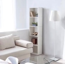 White Wooden Cube Storage Unit – 2, 3, 4 & 5 Tier Shelving for Bedroom & Living