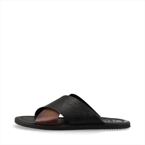 Berluti sifnos leather sandals - berluti,