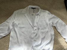 Ex Zara Satin Effect White