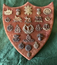 WW1 Shield Display Board With