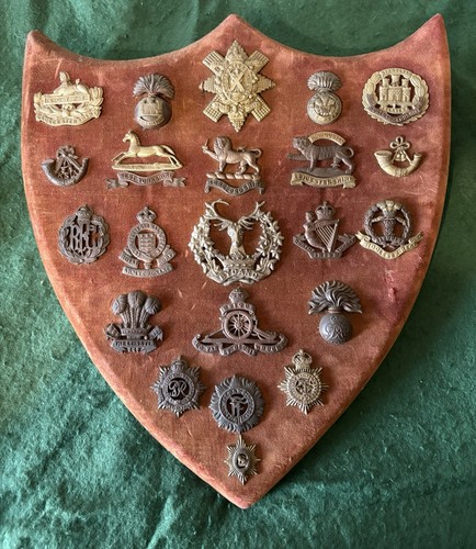 Ww1 shield display board - ww1,