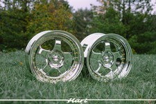4X 18 inches 5X114.3 HART Wheels HR99 Chrome Wheels Fits For: Lexus Nissan JDM