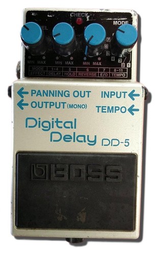 Boss delay effects - dd-5, pedal