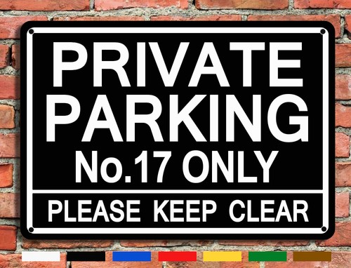 Private parking sign - private,