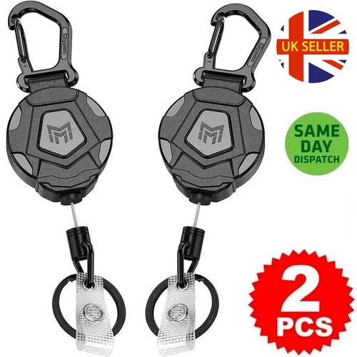 Retractable keyring pack - retractable,