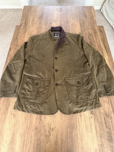 Barbour lutz wax jacket - lutz,