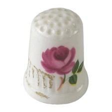 Radnor Bone China Thimble Pink