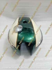 Triumph T140 Green & Cream