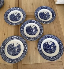 Olde Alton Willow Pattern Blue