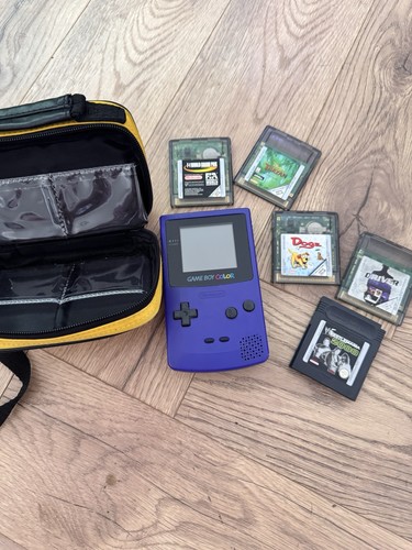Nintendo game boy color purple - boy,