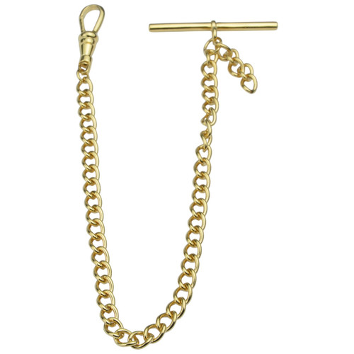Rolled gold albert - gold, chain