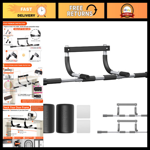 Adjustable doorway pull - pull, bar