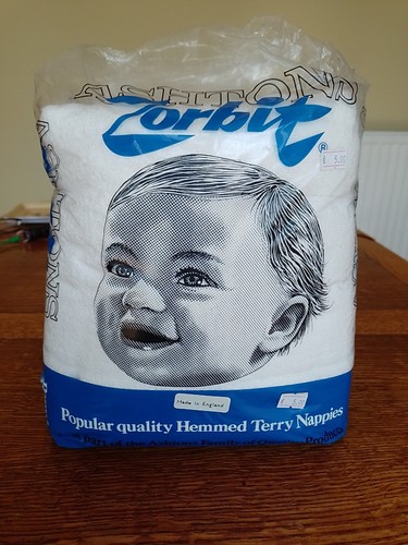 Vintage terry nappies - 12,
