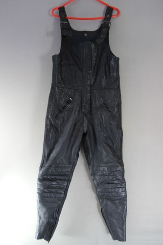 Black leather ladies - black,