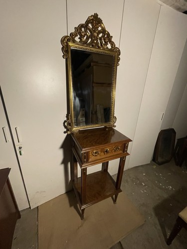 Vintage mahogany veneer hall - mahogany,