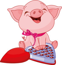 Cartoon Pig Funny Animal Smile