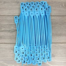 Blue Plastic Security Seals