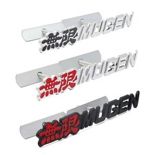 3D Metal Mugen Emblem Letters
