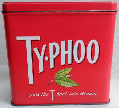 Vintage typhoo tea tin - vintage,