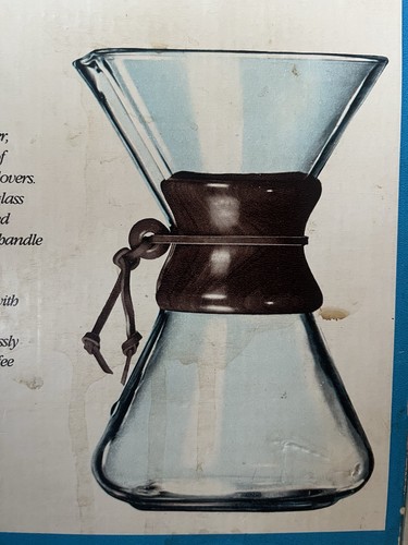 Vtg chemex pour over drip - over,