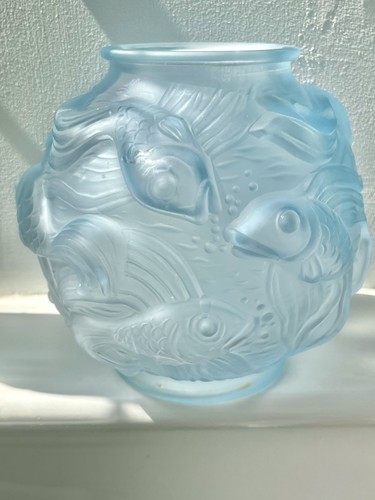 Rare blue barolac czech art - rare,