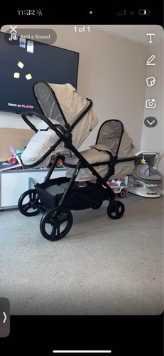 Double pram - double,
