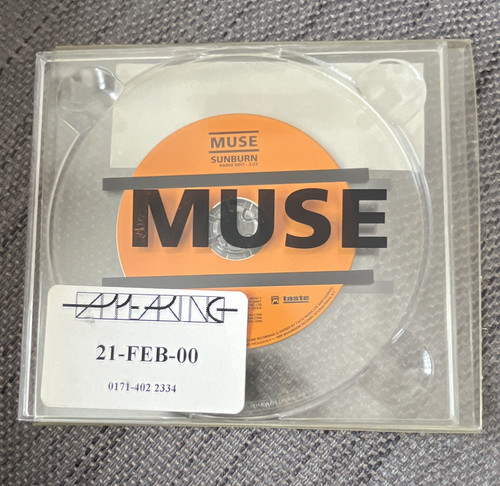 Muse sunburn rare - uk, cd