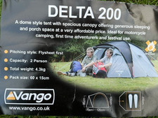Vango Delta 200 2 man tent in