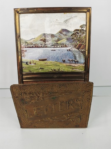 Vintage brass wood wall mount - vintage,