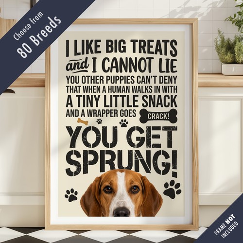 Funny dog treats lyric quote - funny,