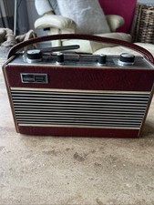 Roberts R505 Vintage Radio Red Leather