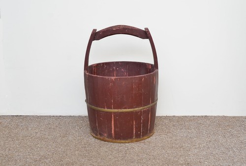 Old vintage wooden rice - wooden,