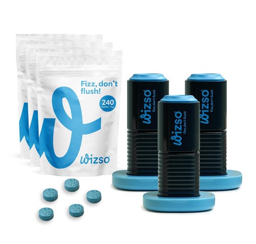 Wizso toilet water saver - water,