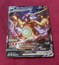 Charizard VMAX Holographic Shiny Card Iridescent Custom Holo Card