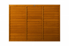 Dip Treated Overlap Fence Panel 6x4 6x5 6x6ft | Timber Panel Anti-Rot Guaranteed