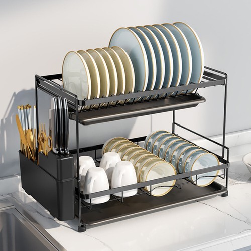 Tier black draining dish - 2,